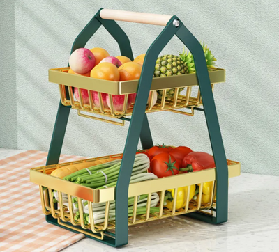 2 Tier Fruit Basket rack