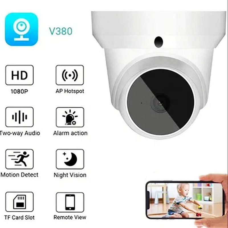 Security Camera with Memory Card Slot