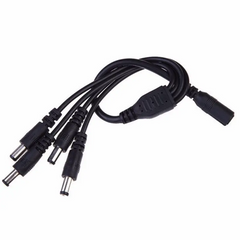 DC Female Power Splitter Cable 1 to 4 for camera system