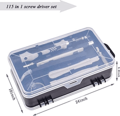 115 in 1 Precision Screwdriver Set with Case