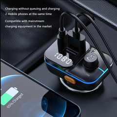 Car FM Transmitter Bluetooth Receiver Music Player