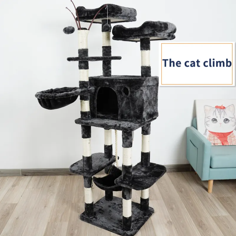 Cat Toys Pet Cat Tower Condo Tower 164CM