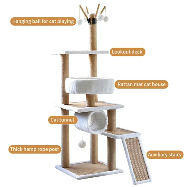 Cat Toys Pet Cat Tower 130CM