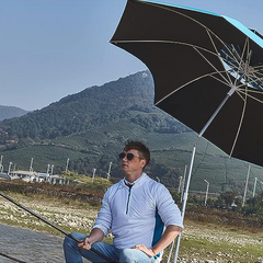 Outdoor Parasol Protection Ultraviolet-Proof Sun Shade Fishing Beach Patio Umbrella