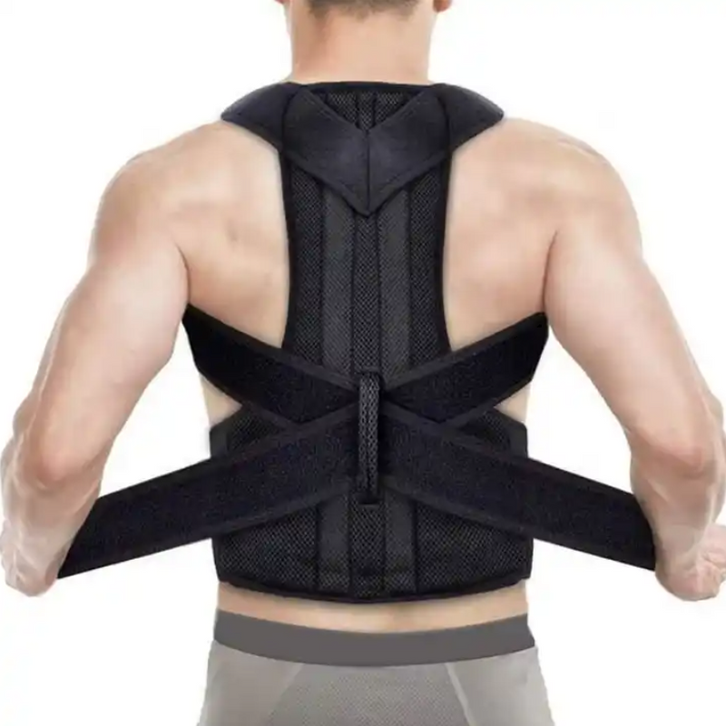 Adjustable back shoulder posture corrector belt