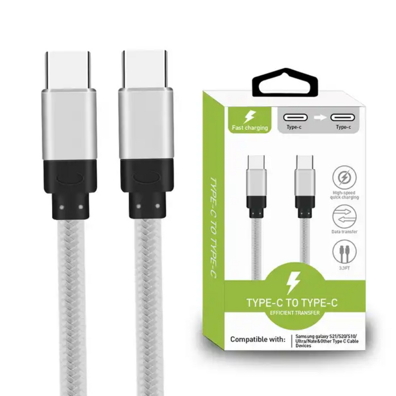 Type C to Type C PD Fast Charging Cables