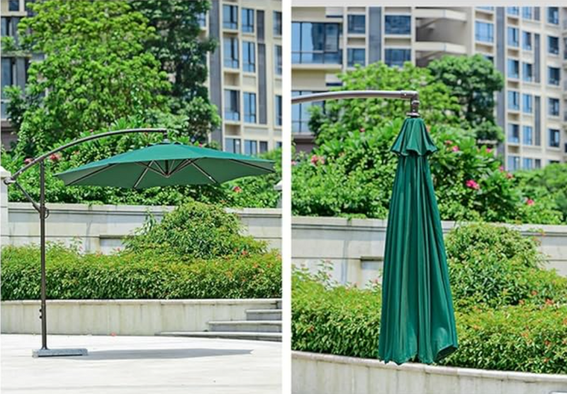Big Garden Parasol Umbrella Foldable 2.7M