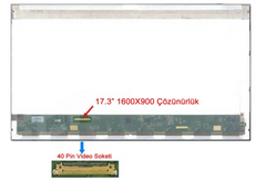 17.3 Inch Replacement Laptop Screen LCD 40 Pin Screen
