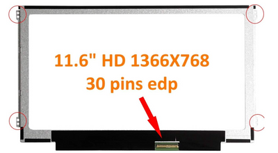 11.6 Inch Replacement Laptop Screen LCD HD Screen
