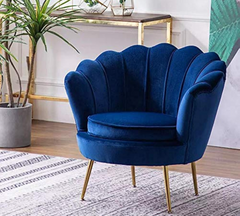 Comfortable Velvet Living Room Sofa Chair