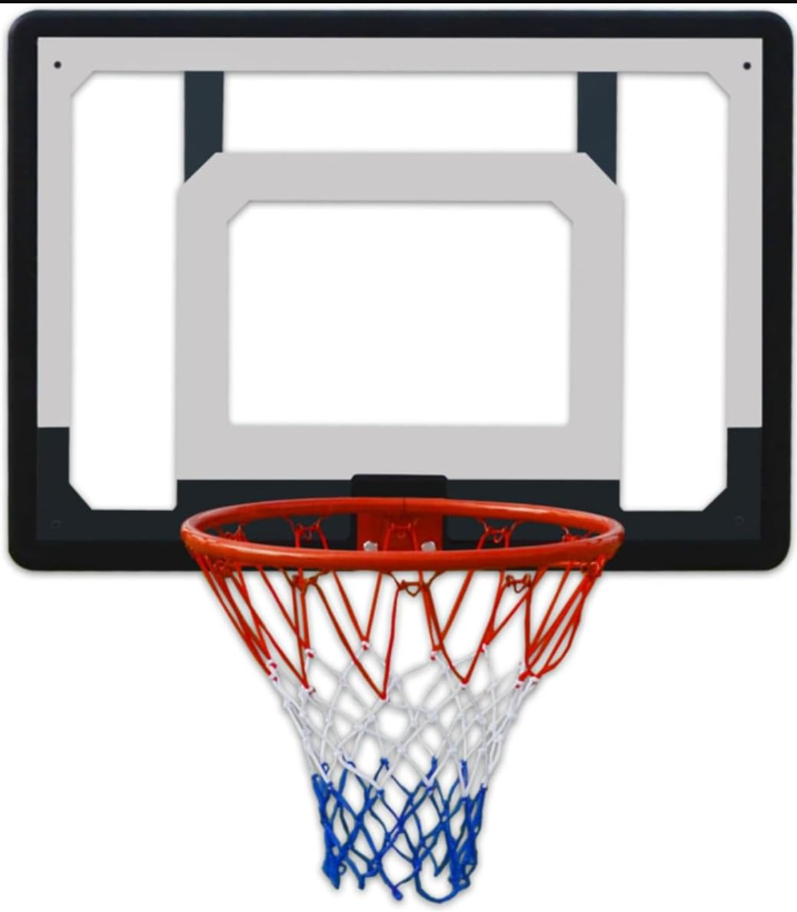 Basketball Hoop Backboard Over the Door 82x58cm