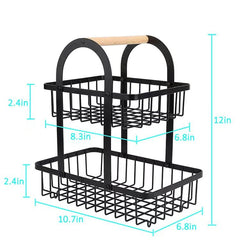 Double Layer Fruit bread Basket rack