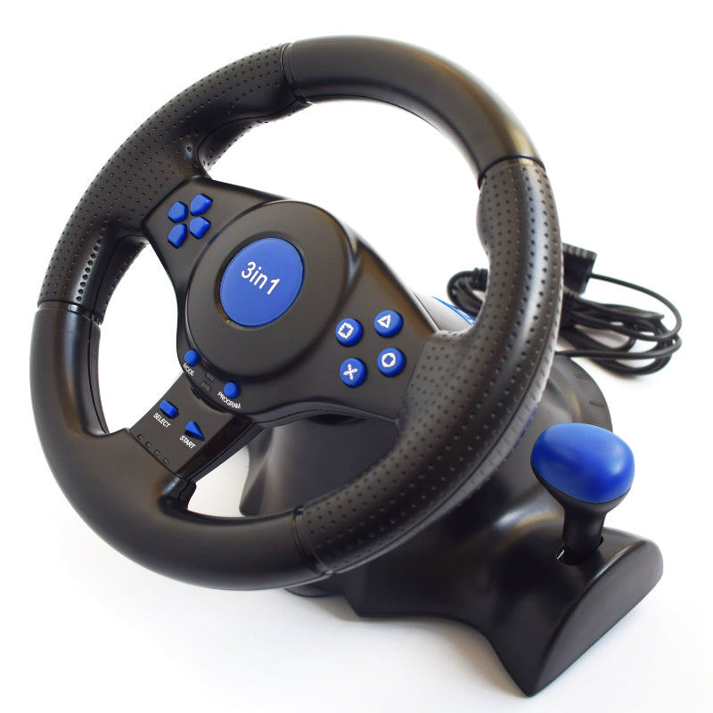Gaming Steering Racing Wheel Gamepad usb pc For PS3 PS2