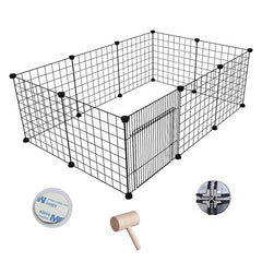 Foldable Dog Pet Playpen Metal Fence