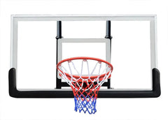 Height Adjustable Wall Mount Basketball Hoop With PC Backboard