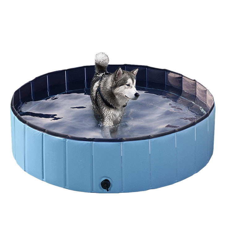 Folding bath pool big pet bath dog cat play pool