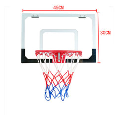 Basketball Hoop Ring with Ball Over the Door