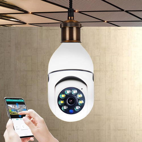 Bulb wifi security camera for home security