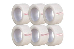 6 Rolls Clear Packaging Tape 45MM X 100M