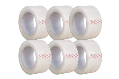 6 Rolls Clear Packaging Tape 45MM X 100M