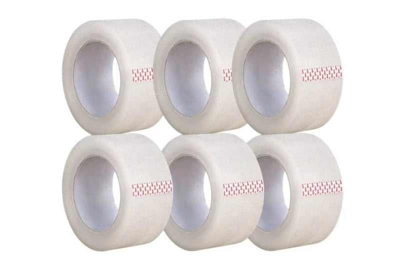 6 Rolls Clear Packaging Tape 45MM X 100M