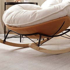 Recliner Lounge Chair Comfortable Wood Rocking Sofa Chair