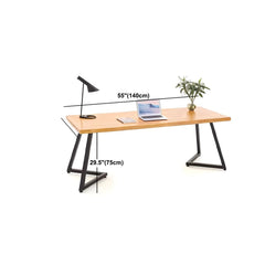Echo Solid Wood Dining Cafe & Restaurant Table with Metal Leg