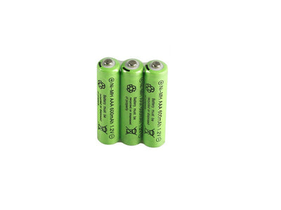3Pcs 1.2V AAA Rechargeable Battery 600mAh Rechargeable Ni-MH Batteries