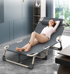 Folding Lounger Zero Gravity Recliner Garden Sun Chair