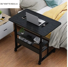 Computer Desk Laptop Table With Wheel - 80 CM Promo +  Snap Deal.