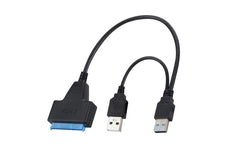 USB 3.0 to SATA Adapter Cable for 2.5" HDD/SSD, External Hard Drive Converter