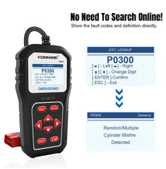 KONNWEI KW818 Universal OBD 2 Scanner Car Diagnostic tool +  Snap Deal.