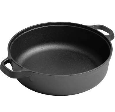 Cast Iron Pre-Seasoned Cast Iron Frying Pan +  Snap Deal.