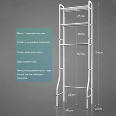 Over The Toilet Storage 3 Tier Shelf Bathroom Organizer +  Snap Deal.