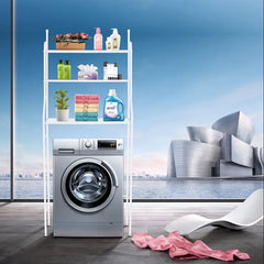 3 Layers over the washing machine storage rack shelf organizer +  Snap Deal.