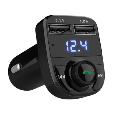 Car FM Transmitter Bluetooth Receiver Music Player Charger +  Snap Deal.