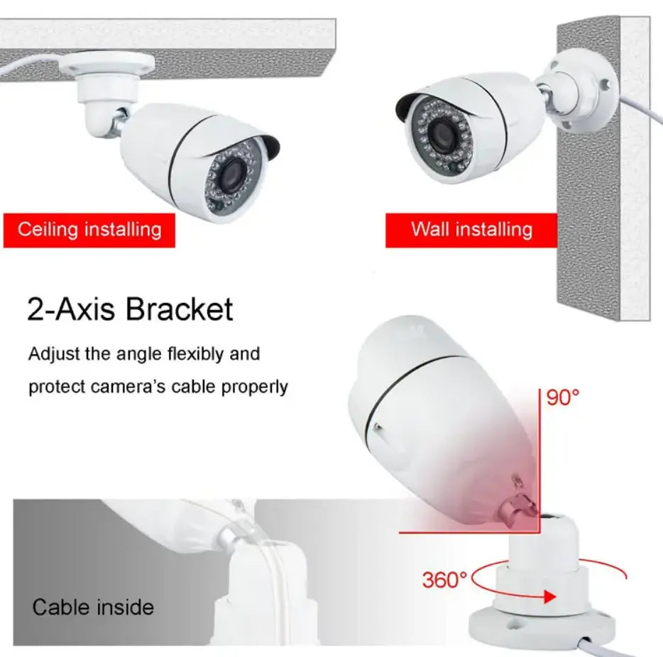 8MP Outdoor Security Camera System