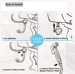 Toilet Bidet Sprayer Black +  Snap Deal.
