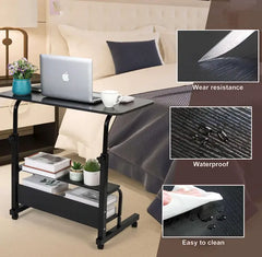 Computer Desk Laptop Table With Wheel - 80 CM Promo +  Snap Deal.