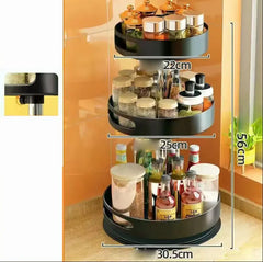 3 Layer Spice Rack Organizer Food Storage Container +  Snap Deal.