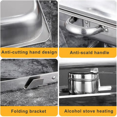 Chafing Dish Food Warmer Stove 11L +  Snap Deal.