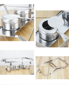Chafing Dish Food Warmer Stove 11L +  Snap Deal.