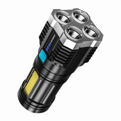 Rechargeable Flash LED Torch For Outdoor Fishing Hunting +  Snap Deal.