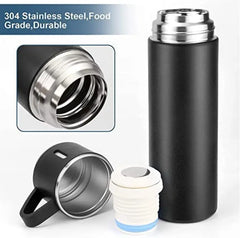 Bottle and Cups Vacuum Flask and Flask Set 3 Steel Cups +  Snap Deal.