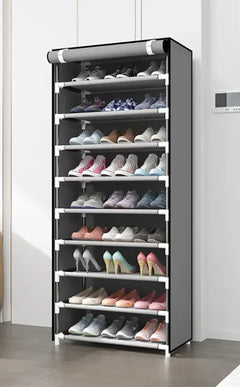 Shoe Rack With Cover 10 Layer Promo +  Snap Deal.