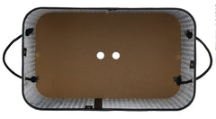 Bamboo Laundry Baket Sorter 3 Compartments with Lid Handle +  Snap Deal.