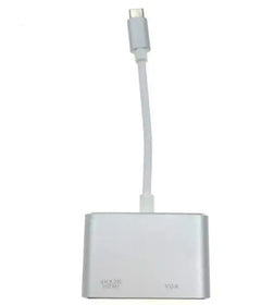 Type C Hub Adapter to HDMI VGA Video Converter 2 in 1 USB Docking Station +  Snap Deal.