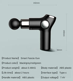 Massage Gun with 4 Massage Heads +  Snap Deal.