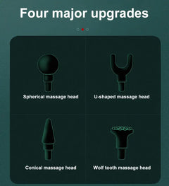 Massage Gun with 4 Massage Heads +  Snap Deal.