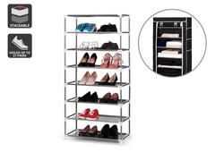 8 Tiers Fabric Shoe Rack and Storage Wardrobe Promo +  Snap Deal.